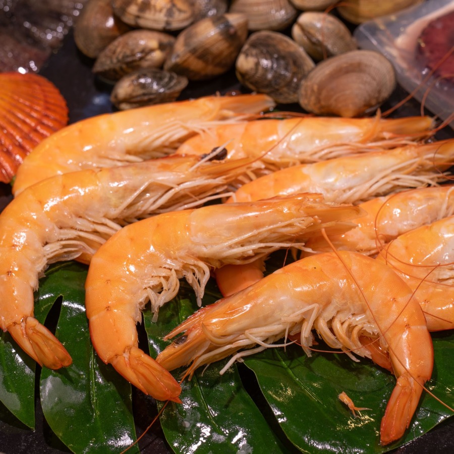 Langostino cocido grande