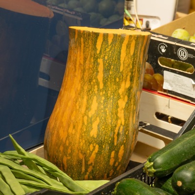 Calabaza cortada