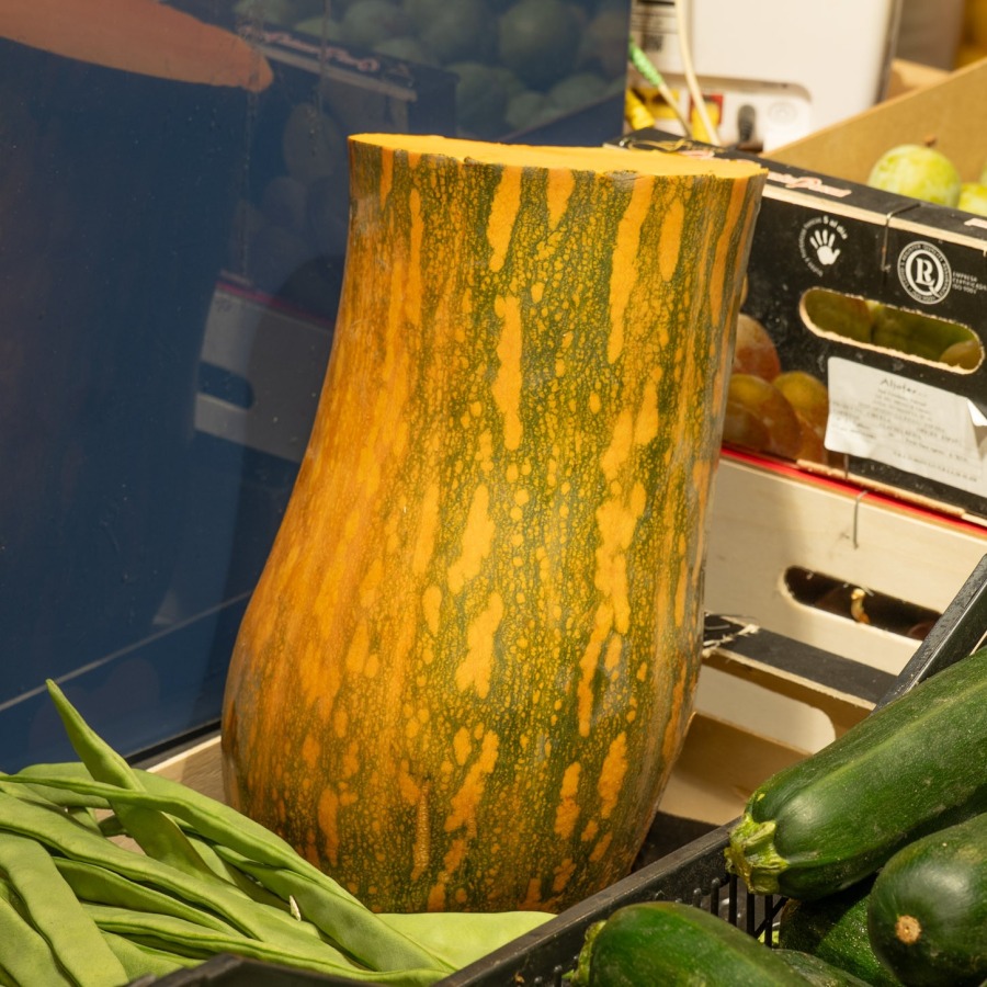 Calabaza cortada